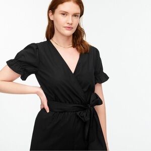 J. Crew Black Wrap Jumpsuit